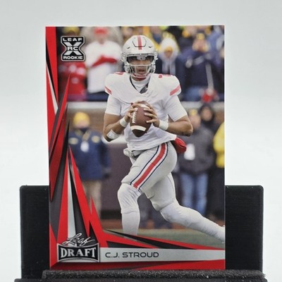 2023 Leaf Draft #B2-8 C.J. Stroud Base V2 Red