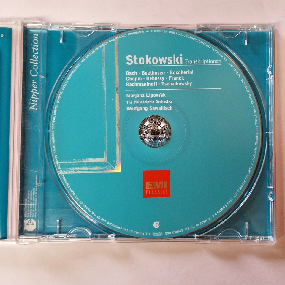 Stokowski The Philadelphia Orchestra Wolfgang Sawallisch Transkriptionen CD EMI - Bild 3 von 3