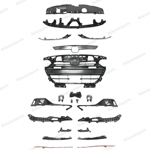 For Accord 2021-2022 Sport Bumper Grille/Moulding/Support/Fog Light/Trim/Bracket