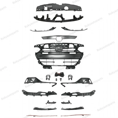 For Accord 2021-2022 Sport Bumper Grille/Moulding/Support/Fog Light/Trim/Bracket