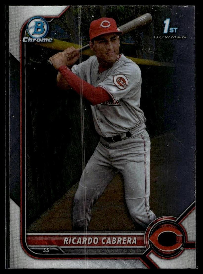 2022 Bowman Chrome #BCP-158 Ricardo Cabrera Prospects 1st Bowman