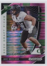 2020 Panini Prizm Draft Picks Rookies Pink Pulsar Jake Breeland #132 12g7