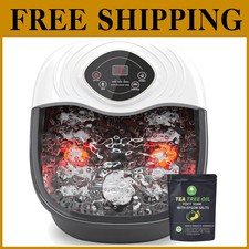 Relaxing Foot Bath Massager - Epsom Salt, Tea Tree Oil Soak