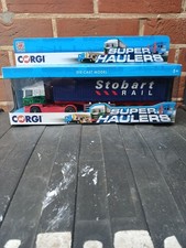Corgi Superhaulers  - Eddie Stobart Skeletal Trailer Truck TY86650