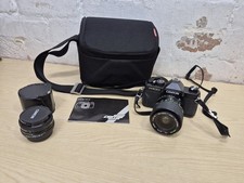 Centon K100 35mm SLR Film Camera with 2 X  Lens Strap Tested MANFROTTO BAG