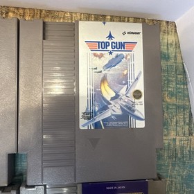 Lote de 6 Juegos Nintendo NES Tortugas Ninja pac-man Top Gun Rampage, Tetris Ghost