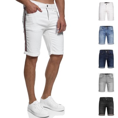Indicode Herren Jeansshorts Fife-Denim Shorts Bermuda Kurze Hose Sommershorts