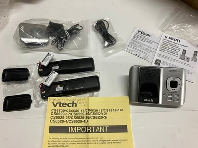 VTech CS6529-2 with two phones, two bases, NO POWER SUPPLY