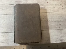 ORIGINAL WWII HEART SHIELD BIBLE WITH INSCRIPTION FROM MOTHER TO SON - SAILOR