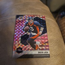 2020 Panini Mosaic Pink Camo Prizm #66 Drew Lock Broncos
