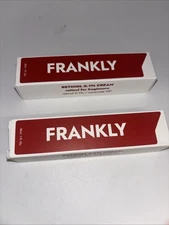 2 Pack FRANKLY Retinol 0.1 Wrinkle Repair Cream 1oz  30ml Anti-Aging K-Beauty