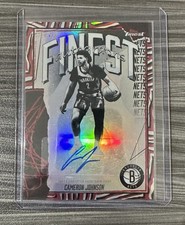 2025-26 Topps Finest Cameron Johnson Auto /10 Red Black