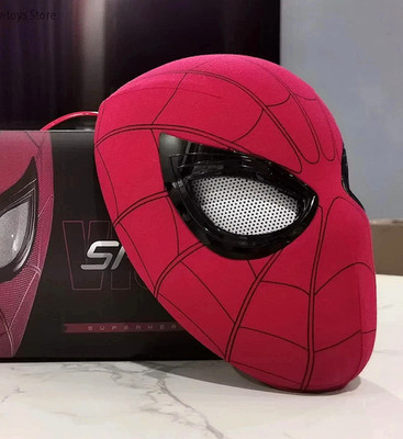 Spider-Man Mask Moving Arachnid Eyes Chin Control Eyes Helmet Masks Props Gift