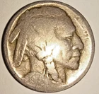 1915 P US BUFFALO NICKEL - ACTUAL COIN - FIVE CENTS USA - RESTORED 1915-P