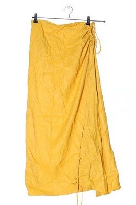 MUSE FOR ALL Midirock Damen Rock Gr. DE 36 blassgelb Casual-Look