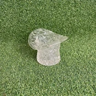 Vintage Fenton Large Clear Pressed Art Glass Daisy and Button Top Hat Dish
