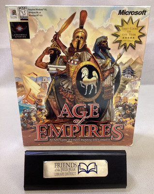 1998 Microsoft AGE OF EMPIRES Windows 95 Vintage,  BRAND NEW, SEALED, OOP