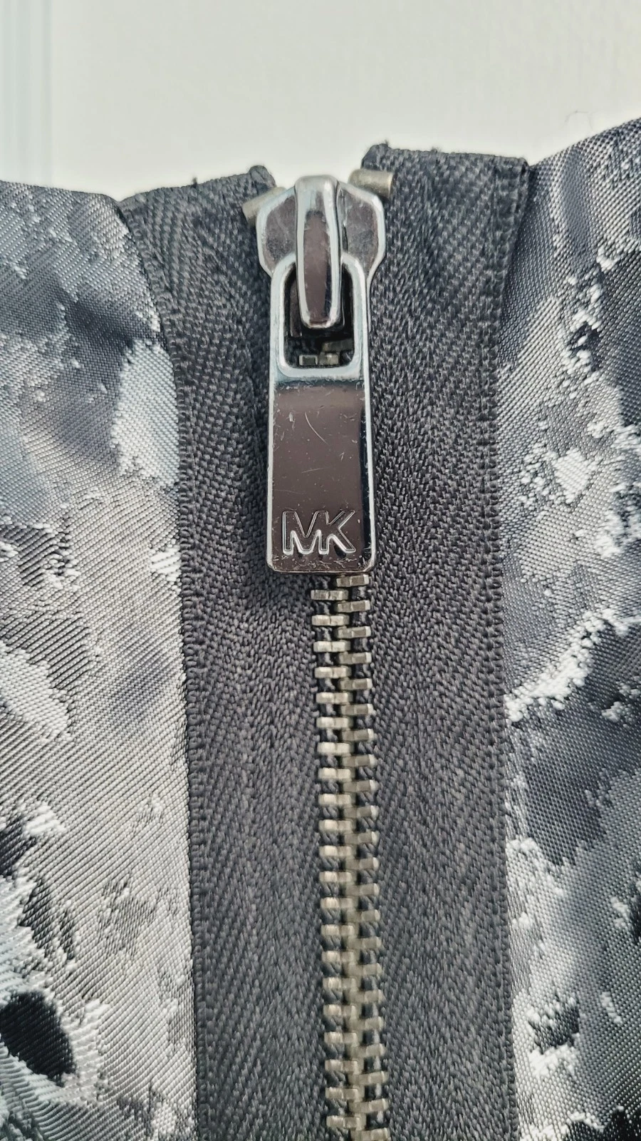 Abito tubino Michael Michael Kors nero argento senza maniche stampato 4