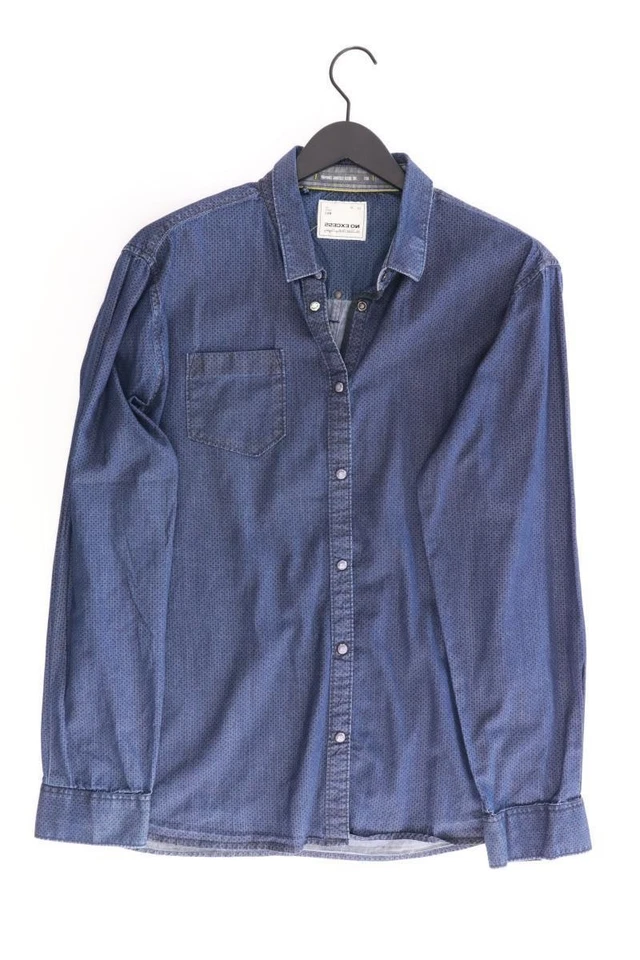 ⭐ No Excess camicetta per uomo taglia 54, XL blu di cotone ⭐ - Imagen 4 de 4