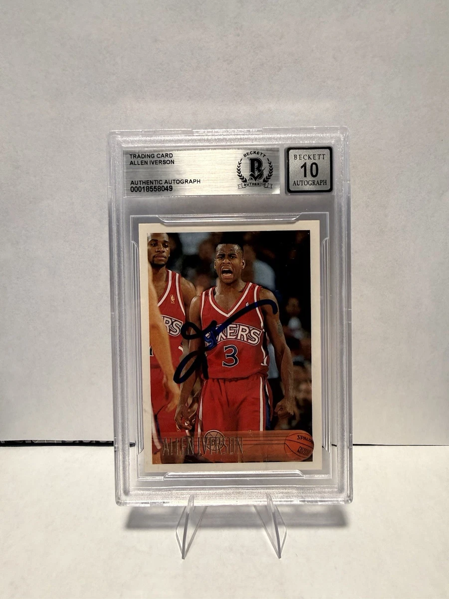 Allen Iverson Beckett Grading Services (BGS) Autographed Allen Iverson Beckett Grading Services (BGS) Autographed