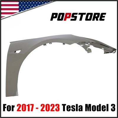 Front Passenger Side Fender Steel Fits 2017-2023 Tesla Model 3 TA1241100