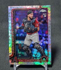 Adrian Del Castillo Rookie 2025 Topps Chrome Logofractor Card #240 Diamondbacks