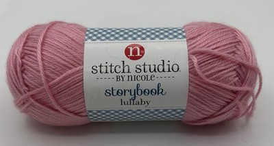 Stitch Studio by Nicole Storybook Lullaby Powder Pink 100% Acrylic Yarn 4.9 Oz