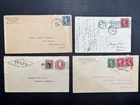 (FP) 1912-1919 Covers/ P/Card  to Mauritius, Jamaica, Brit. Guiana, St. Helena