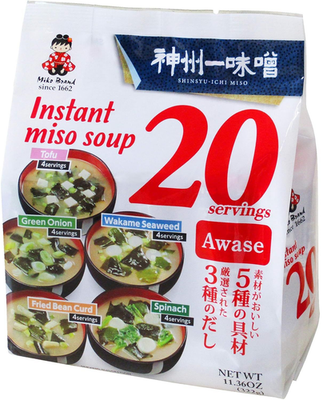 #ad Miko Brand Miso Soup 20 Piece Value Pack Awase 227.2 Ounce Pack of 1 $39.39