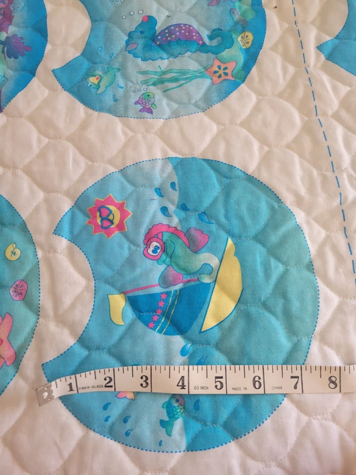 Baba de bebé Sea Babies cortar y coser paneles de babero SIN CORTAR tela preacolchada hace 16 Foto 3 de 4