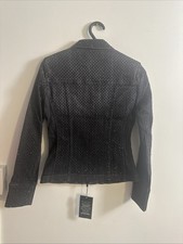 Petite All Over Embellished Denim Jacket