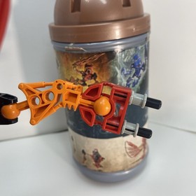 LEGO Bionicle 8534 Toa Tahu Figure Toy Box Mask Code 487 With Canister Rare