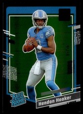 2024 Donruss Clearly Rated Rookie Black Hendon Hooker 01/10 #61