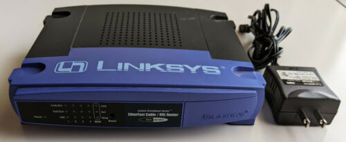 Linksys Etherfast 4-Port Switch 10/100 Wired Cable/DSL Router (BEFSR41 v2) GREAT - 第 1/5 張圖片