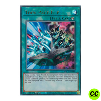 Yu-Gi-Oh Toon Page-Flip - TOCH-EN004 - Ultra Rare - 1st Edition - NM