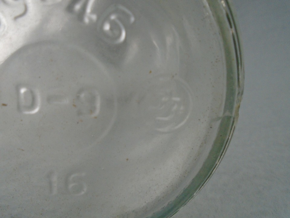 VINTAGE 2 Clear Glass Federal Law Forbids Sale 4/5 Quart LIQUOR BOTTLES