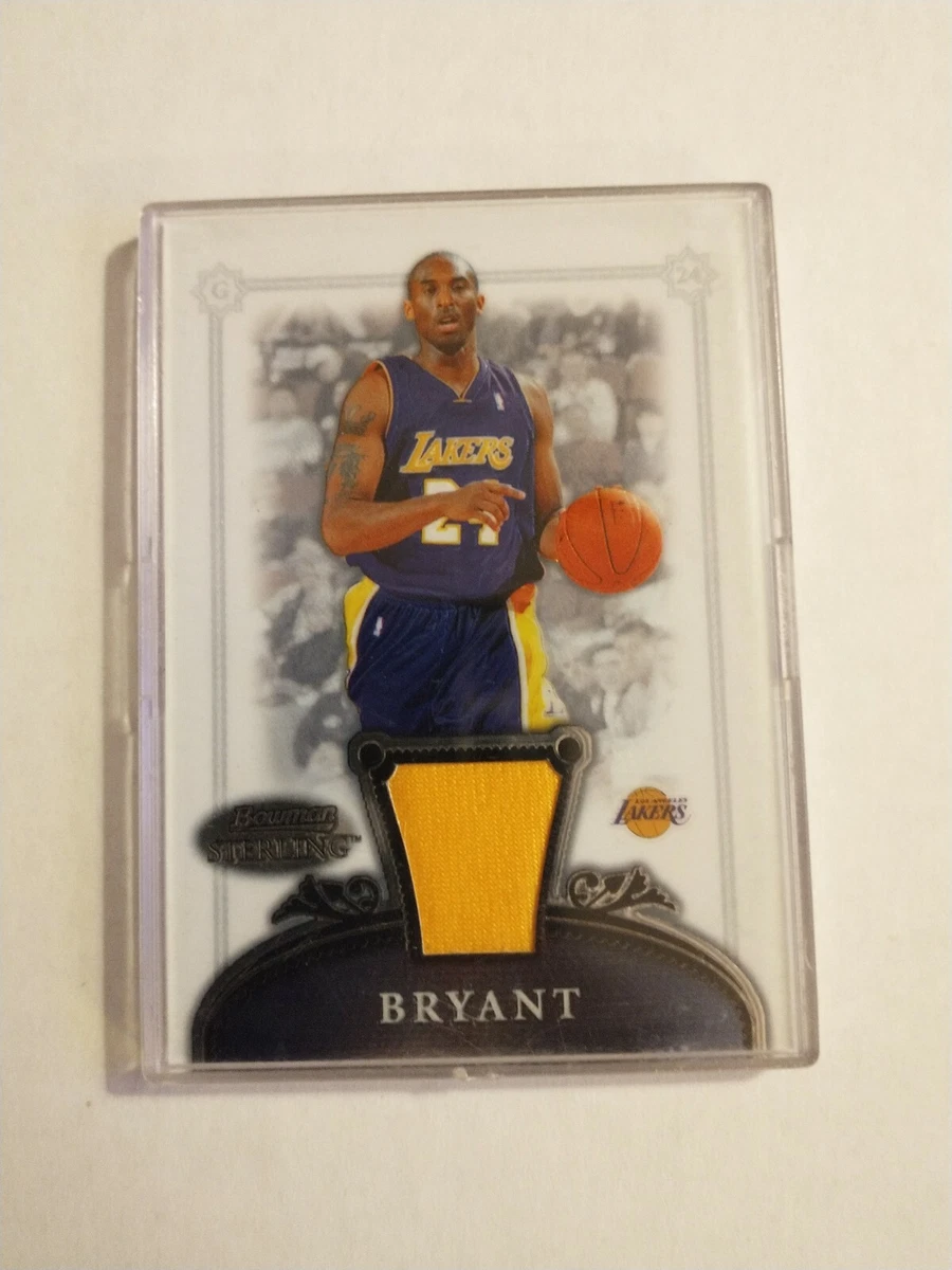 Kobe bryant game store worn jersey card