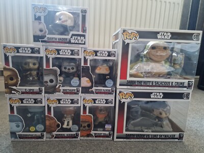 Funko Pop! Filme: Star Wars: Episode VI   Die Rückkehr der Jedi-Ritter x9 