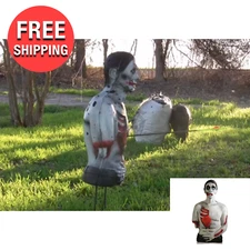 Scary Zombie 3D Archery Target Hunting Practice Self Healing Portable Shooting