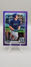 2020 Bowman Chrome Purple Shimmer #BCP-212 JARRED KELENIC RC MARINERS BRAVES