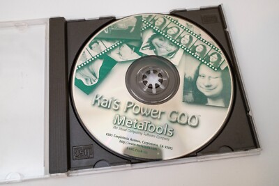 VINTAGE METATOOLS KAI'S POWER GOO FUN SOFTWARE