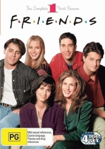 Friends : Season 1 (DVD, 2010, 4-Disc Set) Jennifer Aniston, Matt