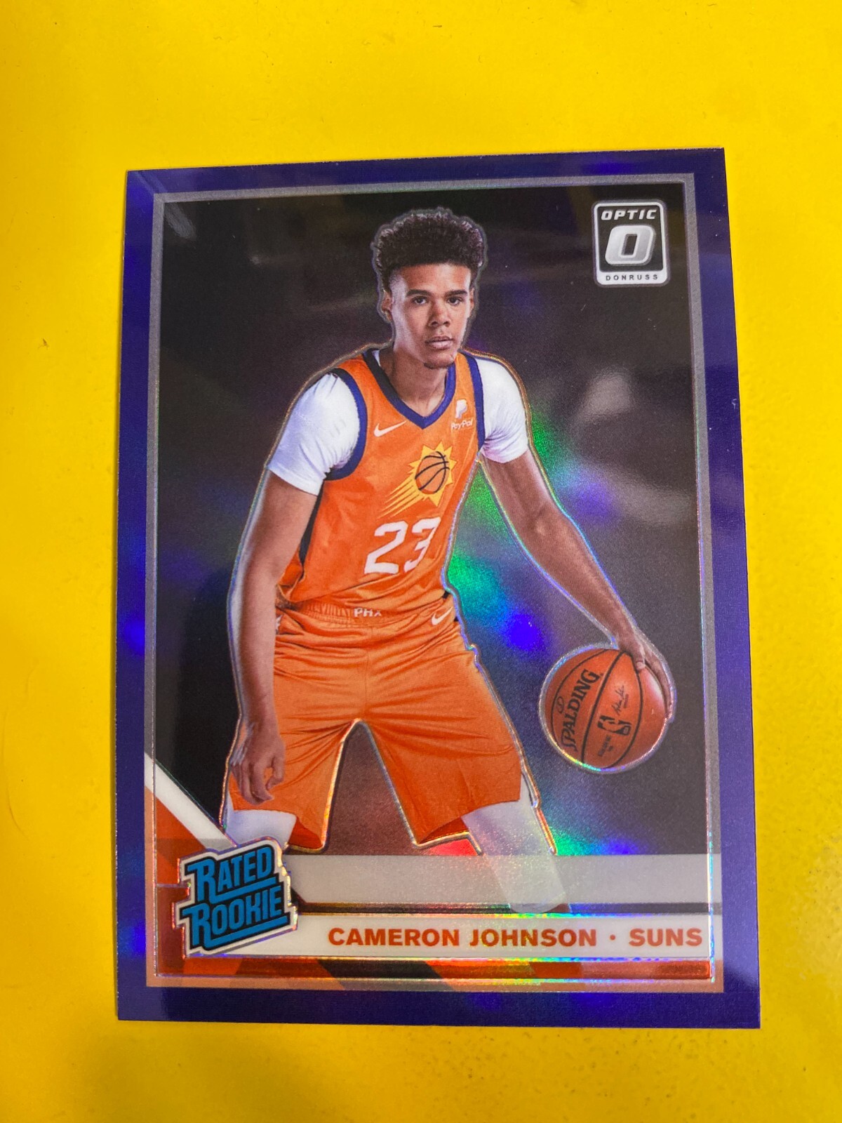 RS19357  2019-20 Donruss Optic Purple #200 Cameron Johnson RATED ROOKIE