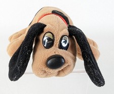 Vintage 1985 Tonka Pound Puppies Newborn   9" Tan Plush Puppy w/ Black Ears