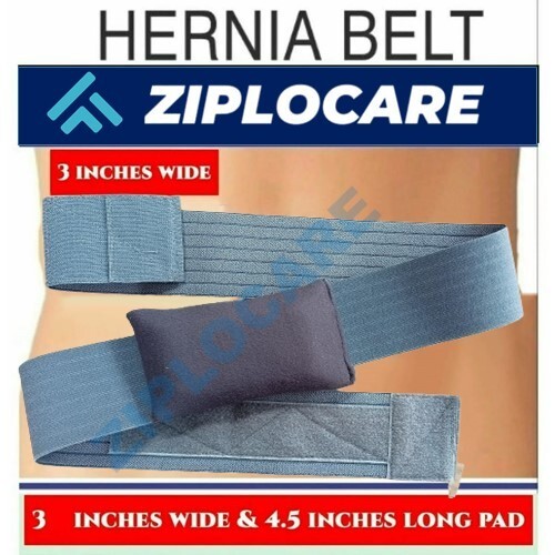 Umbilical Hernia Belt for men (premium compression pad). Umbilical hernia belt