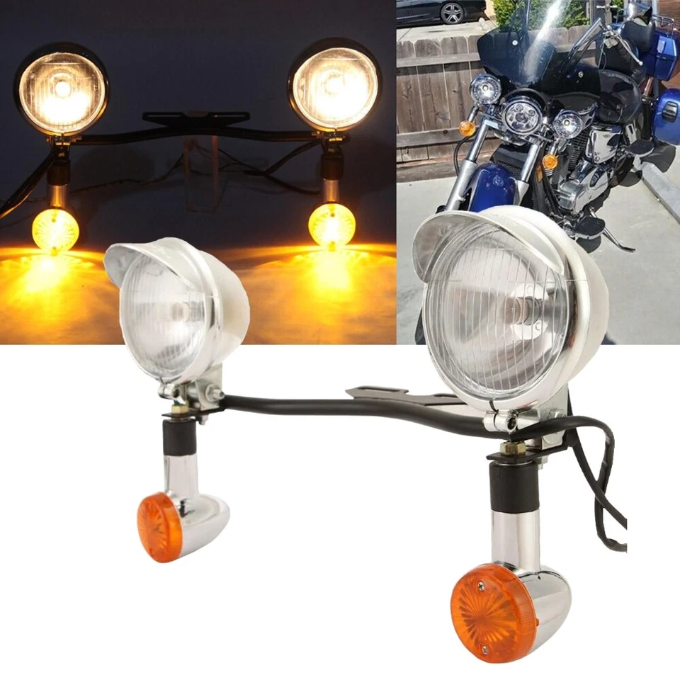 Luz LED intermitente de conducción de paso para Honda VTX 1300 1800 TIPO C R S N RETRO Foto 2 de 4