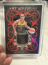 Nika Muhl 2024 Panini Origins Art Nouveau (RC, Mem) #AN-NKM Seattle Storm 22/49