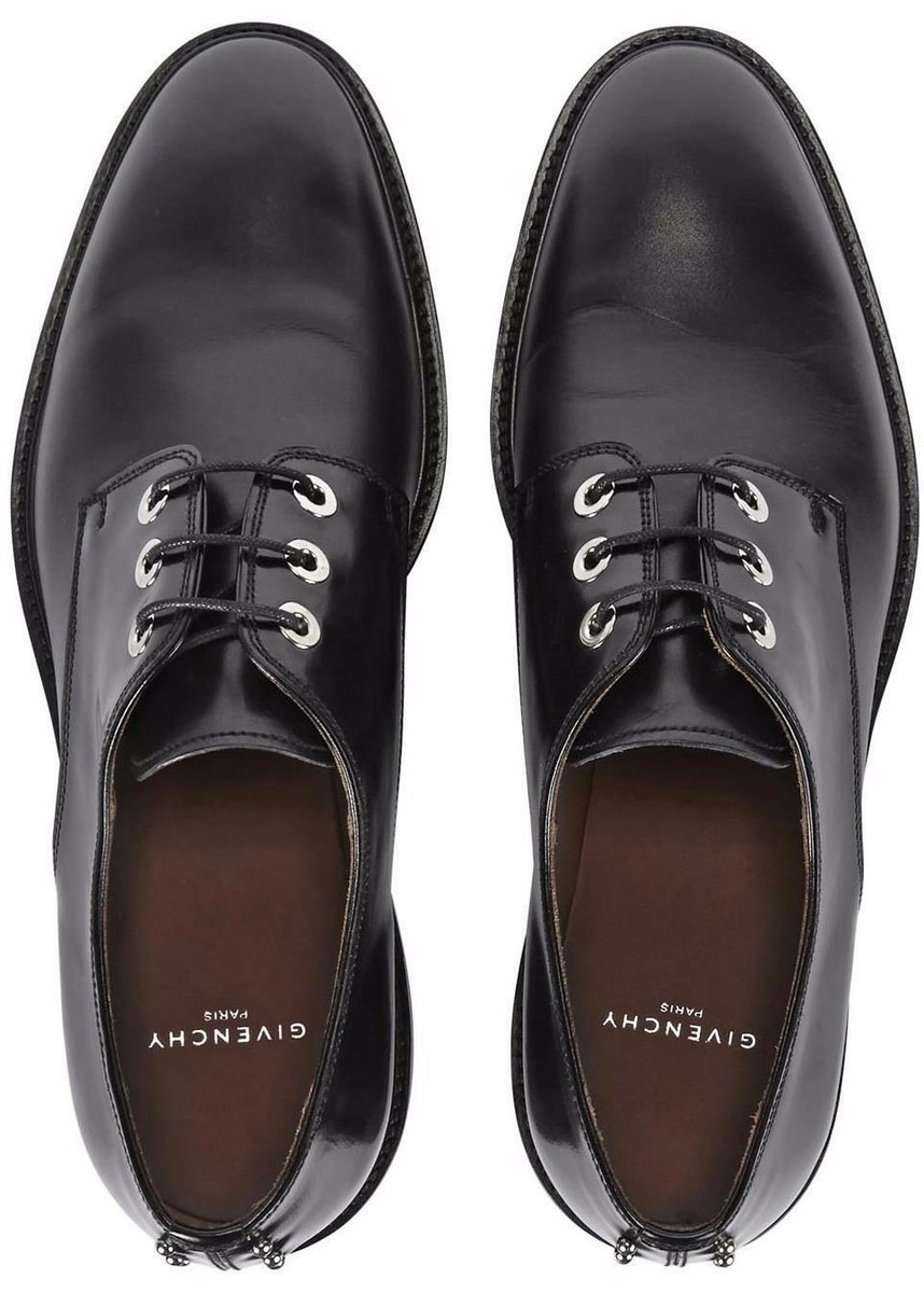 NEW GIVENCHY Black Nino Studded Lace Up Derby Shoes (Size 40) - MSRP $1,250.00! Givenchy Nino Studded Leather Lace-Up Derby Shoe Oxford  main image 3