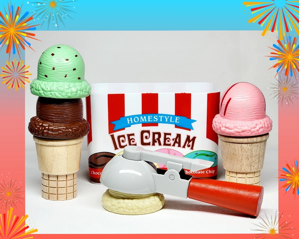 Magnetic ice cream sale set