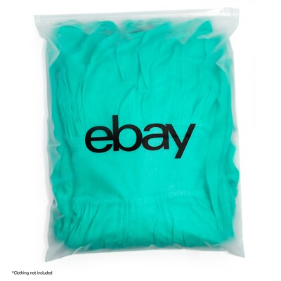 20 Sacs Zip Frosted 12x15 Pouces - Emballage Vêtements EBay - Neuf